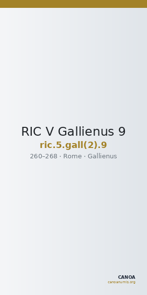 RIC V Gallienus 9 — CANOA