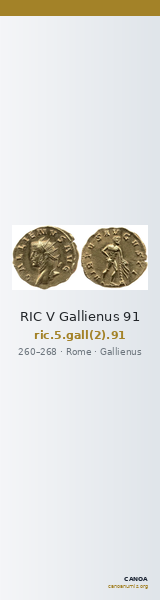 RIC V Gallienus 91 — CANOA