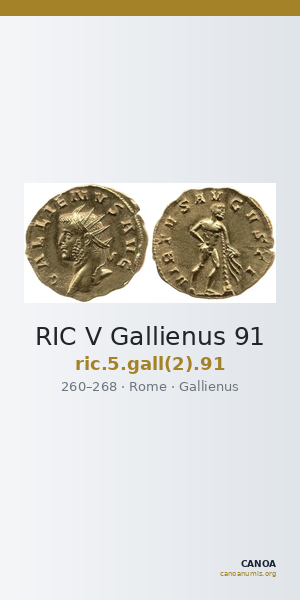 RIC V Gallienus 91 — CANOA