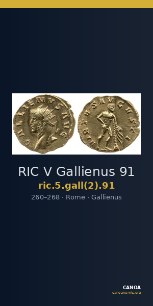 RIC V Gallienus 91 — CANOA