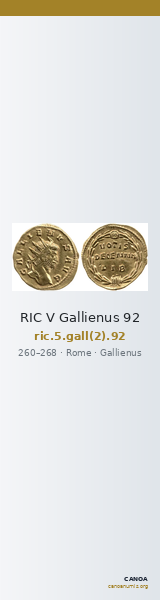 RIC V Gallienus 92 — CANOA