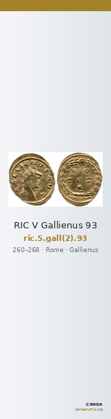 RIC V Gallienus 93 — CANOA