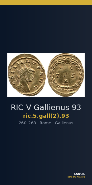 RIC V Gallienus 93 — CANOA
