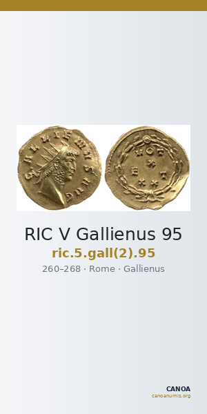 RIC V Gallienus 95 — CANOA