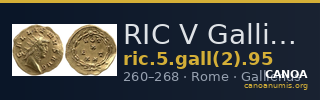 RIC V Gallienus 95 — CANOA