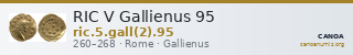 RIC V Gallienus 95 — CANOA