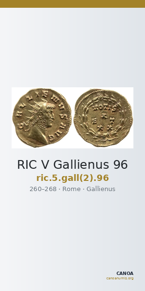 RIC V Gallienus 96 — CANOA