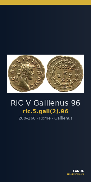 RIC V Gallienus 96 — CANOA
