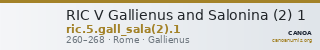 RIC V Gallienus and Salonina (2) 1 — CANOA