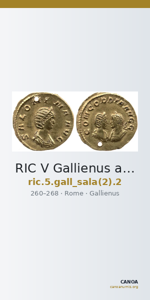 RIC V Gallienus and Salonina (2) 2 — CANOA