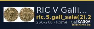 RIC V Gallienus and Salonina (2) 2 — CANOA