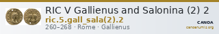 RIC V Gallienus and Salonina (2) 2 — CANOA