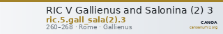 RIC V Gallienus and Salonina (2) 3 — CANOA