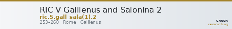 RIC V Gallienus and Salonina 2 — CANOA