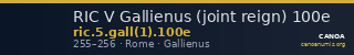 RIC V Gallienus (joint reign) 100e — CANOA
