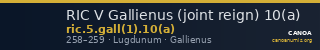 RIC V Gallienus (joint reign) 10(a) — CANOA