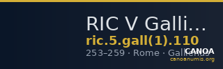 RIC V Gallienus (joint reign) 110 — CANOA