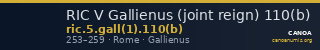 RIC V Gallienus (joint reign) 110(b) — CANOA