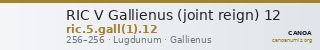 RIC V Gallienus (joint reign) 12 — CANOA