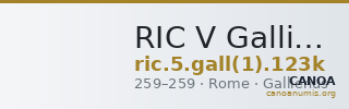 RIC V Gallienus (joint reign) 123k — CANOA