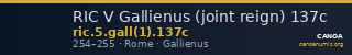 RIC V Gallienus (joint reign) 137c — CANOA