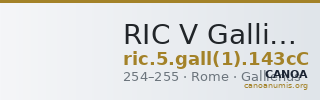 RIC V Gallienus (joint reign) 143cC — CANOA