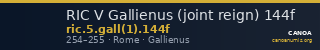 RIC V Gallienus (joint reign) 144f — CANOA