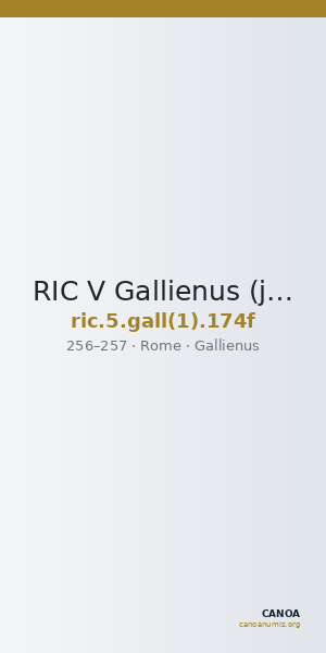 RIC V Gallienus (joint reign) 174f — CANOA