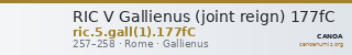 RIC V Gallienus (joint reign) 177fC — CANOA