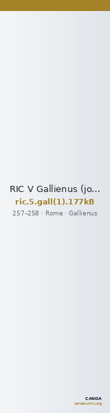 RIC V Gallienus (joint reign) 177kB — CANOA