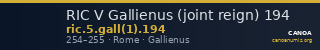 RIC V Gallienus (joint reign) 194 — CANOA