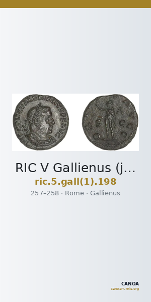 RIC V Gallienus (joint reign) 198 — CANOA