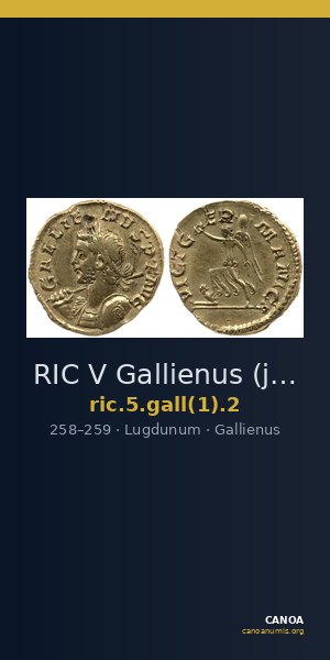 RIC V Gallienus (joint reign) 2 — CANOA