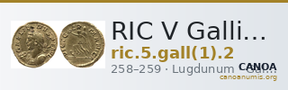 RIC V Gallienus (joint reign) 2 — CANOA