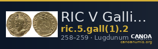 RIC V Gallienus (joint reign) 2 — CANOA