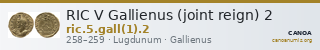 RIC V Gallienus (joint reign) 2 — CANOA