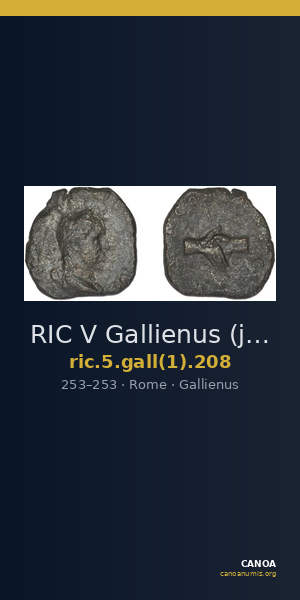 RIC V Gallienus (joint reign) 208 — CANOA