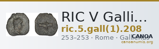 RIC V Gallienus (joint reign) 208 — CANOA