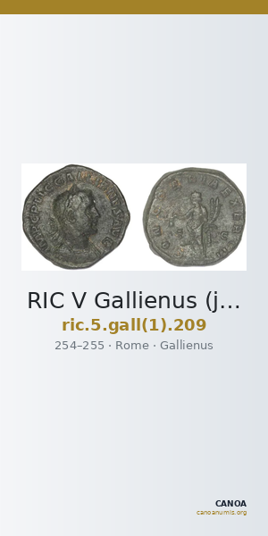 RIC V Gallienus (joint reign) 209 — CANOA