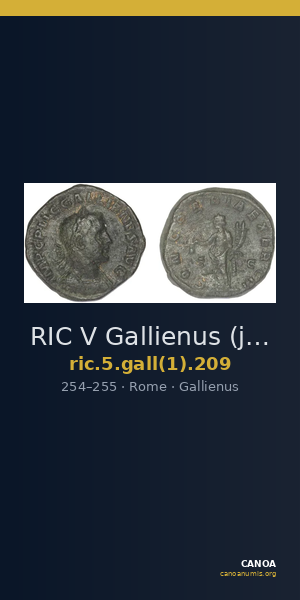 RIC V Gallienus (joint reign) 209 — CANOA