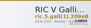 RIC V Gallienus (joint reign) 209eB — CANOA