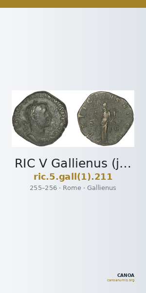 RIC V Gallienus (joint reign) 211 — CANOA