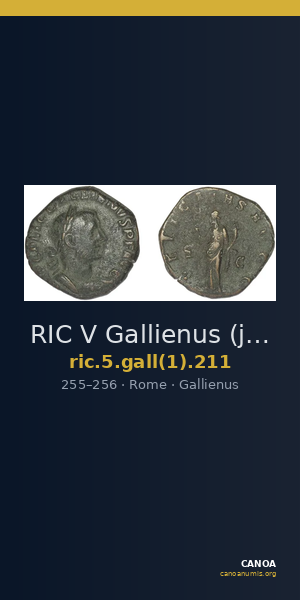 RIC V Gallienus (joint reign) 211 — CANOA