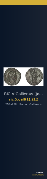 RIC V Gallienus (joint reign) 212 — CANOA