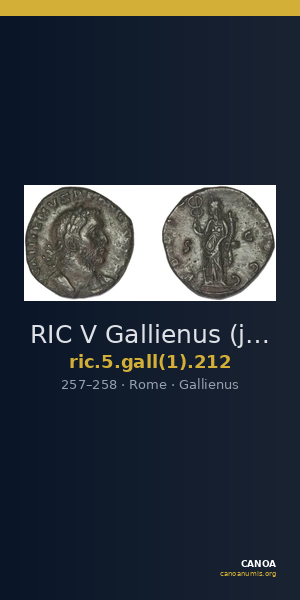 RIC V Gallienus (joint reign) 212 — CANOA