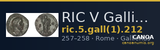 RIC V Gallienus (joint reign) 212 — CANOA