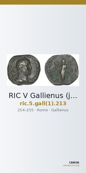 RIC V Gallienus (joint reign) 213 — CANOA