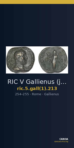 RIC V Gallienus (joint reign) 213 — CANOA