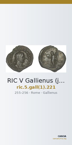 RIC V Gallienus (joint reign) 221 — CANOA
