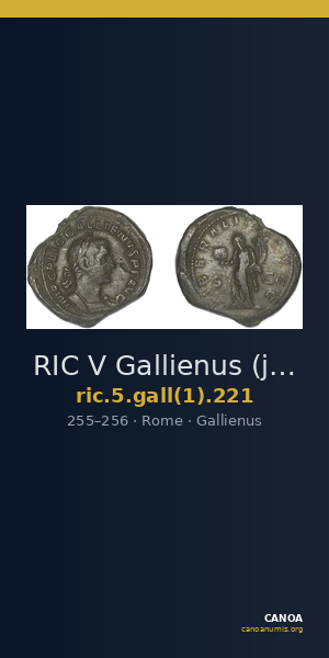 RIC V Gallienus (joint reign) 221 — CANOA